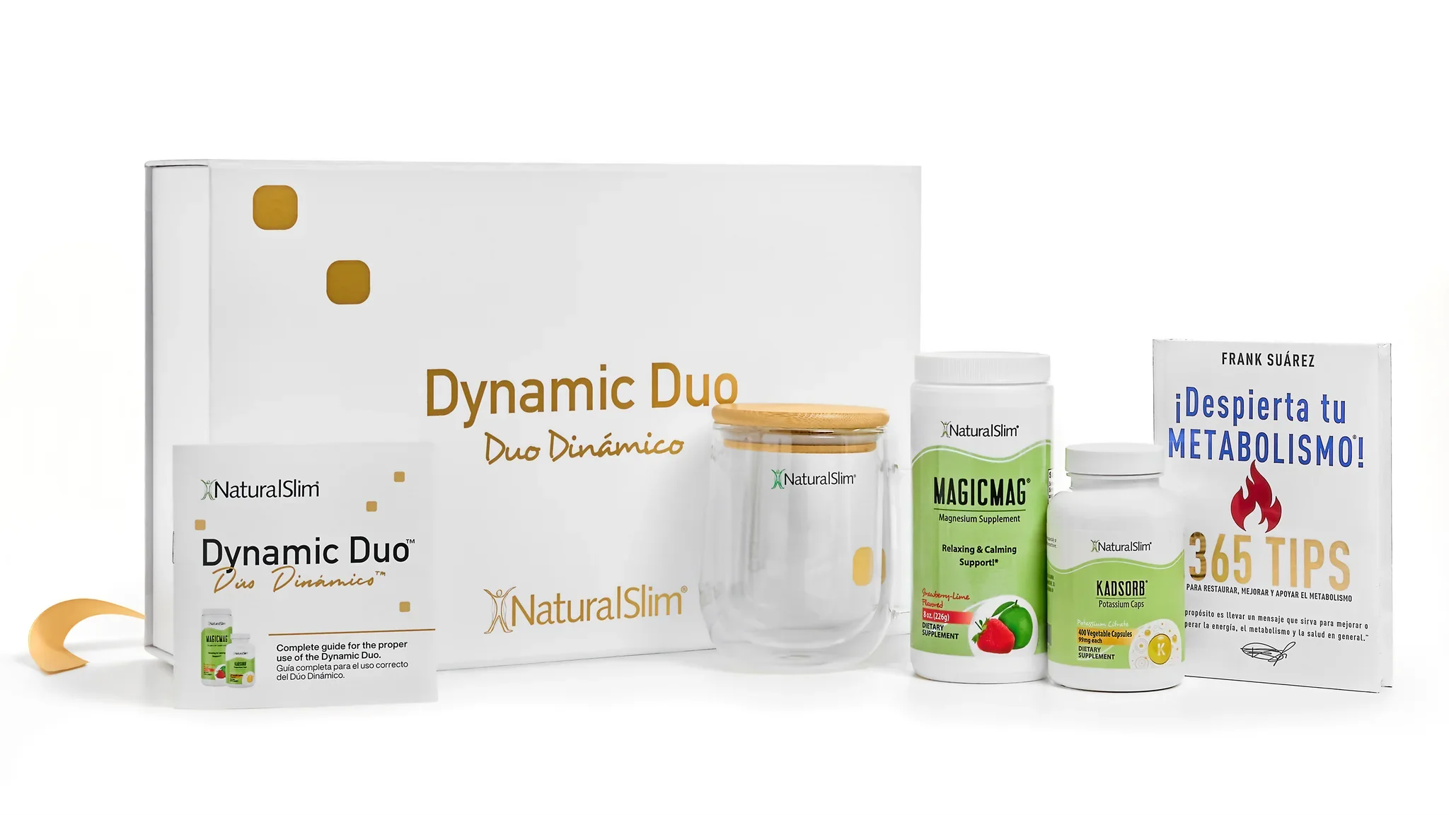 Dynamic Duo Gift Set | MagicMag®, Kadsorb®, Despierta tu Metabolismo! Book, Mug and Gift Box with Information Leaflet| Magnesium - Image 2