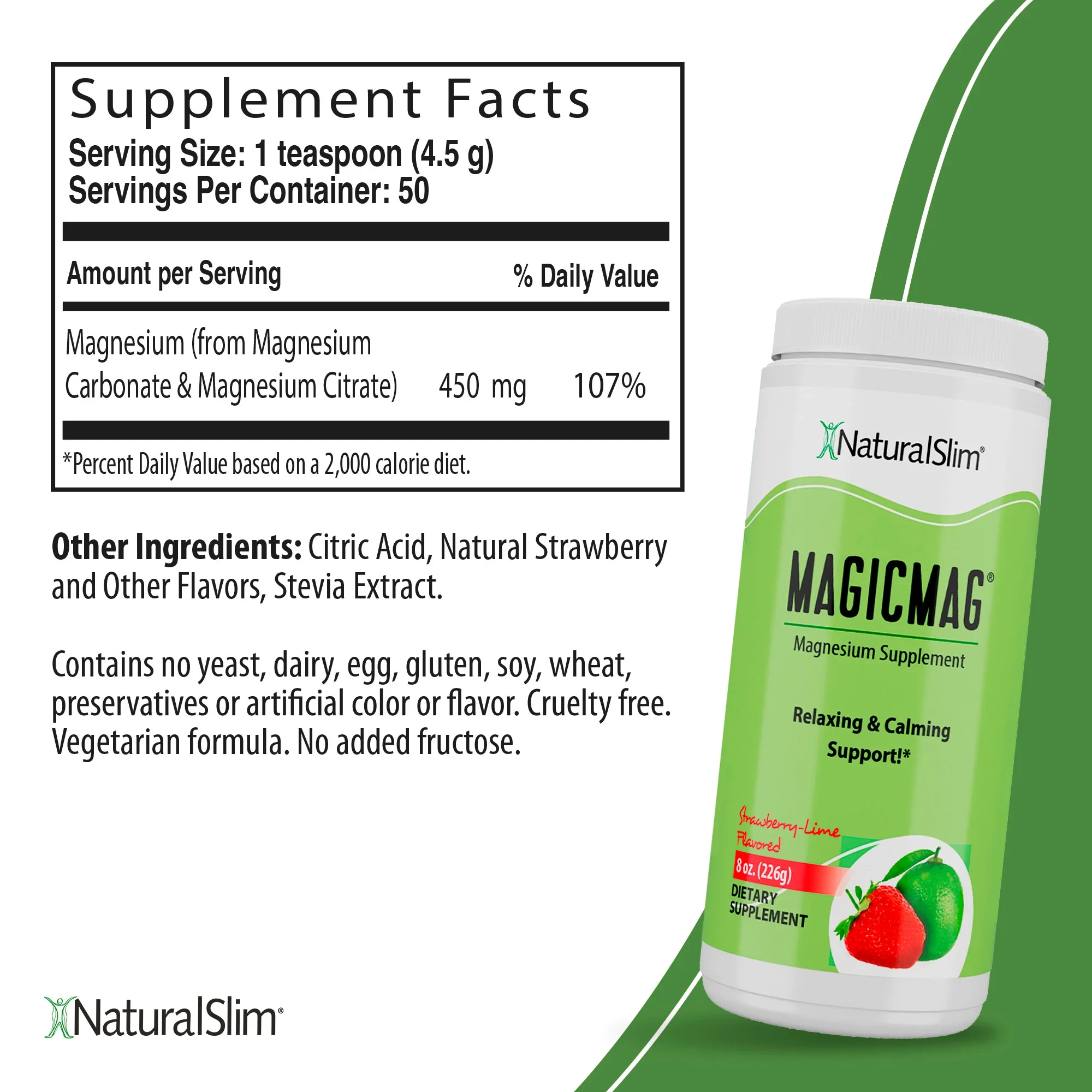 MAGICMAG® Strawberry-Lime | Magnesium Supplement | Relaxing and Calming Support - Image 6