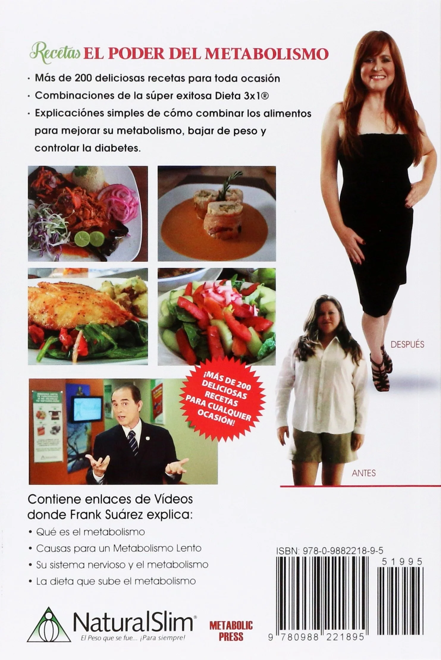 Recetas El Poder del Metabolismo por Frank Suárez - Spanish version - Image 3