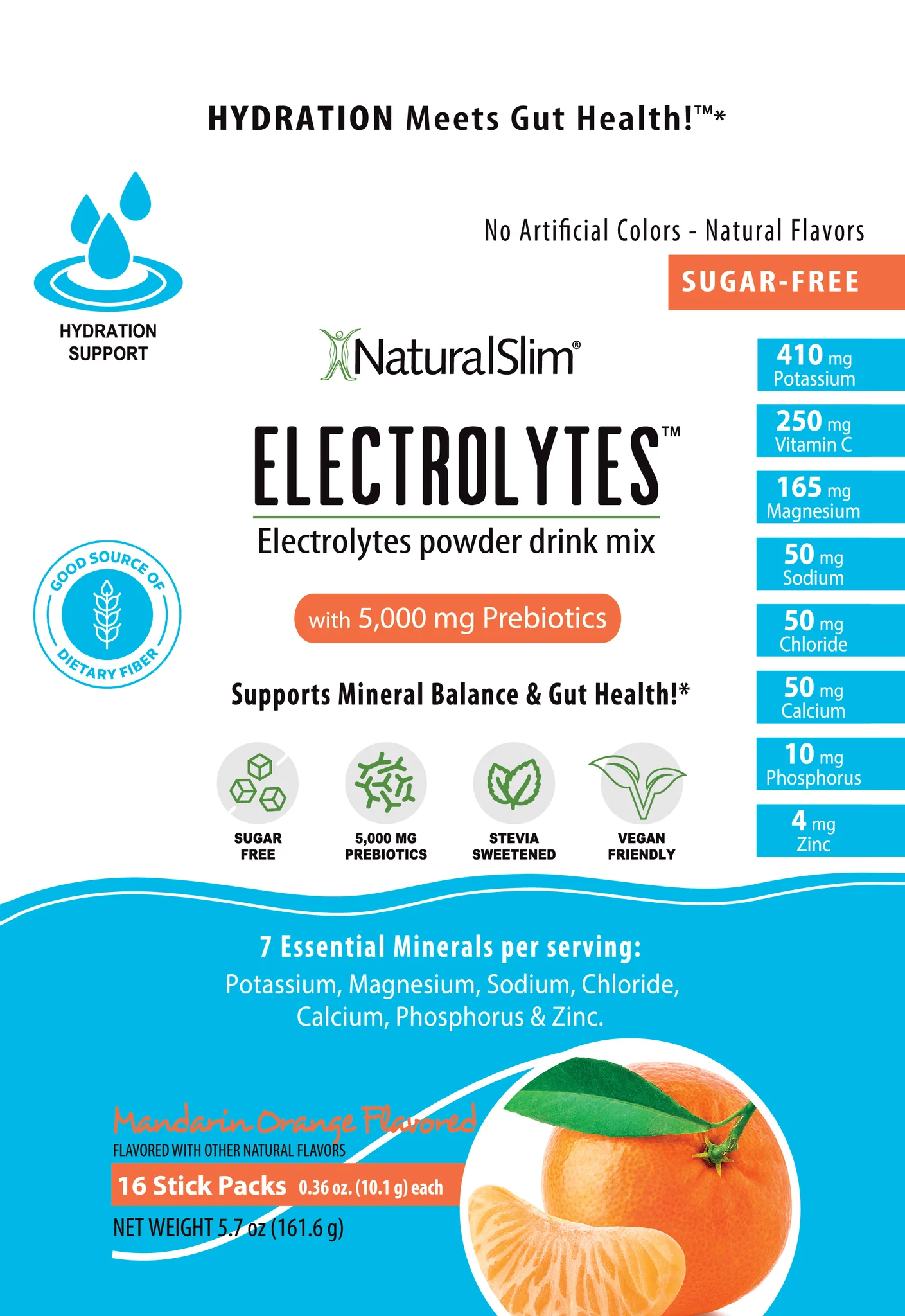 NaturalSlim Electrolytes™ Mandarin Orange - Image 3